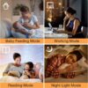 Ambimall Floor Lamps for Living Room, 64" Modern Floor Lamp with Remote Control and Stepless Dimmable Colors Temperature & Brightness, Standing Lamps for Living Room Bedroom Office, 9W Bulb Included - Image 5