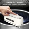 Kitchen Mama Orbit One Rechargeable Can Opener: Hands-Free, USB-C Charging, Auto Shut-Off, Smooth Edge, Professional Blade for Large Cans, with Elegant Storage Box (White) - Image 2