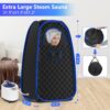 Sauna Box, Portable Sauna for Home, Steam Sauna Tent with Steamer, Remote Control, Folding Chair, 9 Levels - Image 6