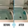 SlipX Solutions Bottomless Bath | Overflow Drain Cover for Tub | Best Gifts for Mom, Spa & Bath Accessories | Drain Block, Water Stopper Plug | Bath Essentials for Women | 4" Diameter, Aqua - Image 3