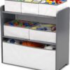 Delta Children 4-Piece Toddler Playroom Set, Grey/White - Image 9
