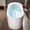 WOODBRIDGE 72" x 35-3/8" Whirlpool and Air Bath Heated Soaking Combination Tub with Adjustable Speed Air Blower and Display Control Panel, BJ600 - Image 14