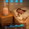 GoveeLife Smart Humidifiers for Bedroom, 3L Top Fill Cool Mist Humidifiers with Essential Oil Diffuser, Humidity Control, WiFi Air Humidifier with Night Light, for Baby, Plants, Home, Work with Alexa - Image 4