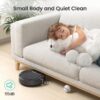 Lefant M210Pro Robot Vacuum Cleaner,Strong Suction,120 Mins Run Time,Wi-Fi Connected,Scheduled Cleaning,Compatible with Alexa,Slim Self-Charging Robotic Vacuum Cleaner for Home,Pet Hair,Hard Floors - Image 9