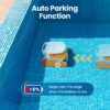 Poolmate Hydro 3 Robotic Pool Cleaner for Inground/Above Ground Pools, 150W Cordless Pool Vacuum, Max 200min Runtime, 4.1L Filter Basket, Auto Waterline/Wall Cleaning, Max 1076 sq.ft Coverage [2024] - Image 6