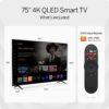 VIZIO 75-inch Quantum 4K QLED Smart TV with Dolby Vision, 120FPS @ 1080p PC Gaming, WiFi 6, Bluetooth Headphone Capable, Apple AirPlay, Chromecast Built-in (New)- M75Q6-L4 - Image 4