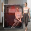 Full Body 2 Person Portable Infrared Saunas for Home, 2 Person Sauna Tent, at Home Sauna, Portable Personal Infrared Sauna Two-Person Sauna Tent with 2 Foldable Chairs, Remote Control - Image 5