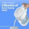 Brita Metro Water Filter Pitcher with SmartLight Change Indicator, BPA-Free, Replaces 1,800 Plastic Water Bottles a Year, Lasts Two Months, Includes 1 Filter, Small - 6-Cup Capacity, White - Image 6