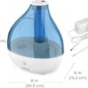 Pure Enrichment MistAire Ultrasonic Cool Mist Humidifier - Quiet Air Humidifier for Bedroom, Nursery, Office, & Indoor Plants - Lasts Up To 25 Hours - Image 7