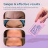 Forehead and Between the Eyes Facial Patches - Hypoallergenic Patches to Smooth & Soften Forehead Horizontal & Eleven Lines - For Overnight Use, 144 count - Image 5
