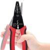 WGGE WG-015 Professional 8-inch Wire Stripper/wire crimping tool, Wire Cutter, Wire Crimper, Cable Stripper, Wiring Tools and Multi-Function Hand Tool. - Image 3