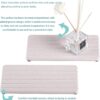 2 PCS Water Absorbent Diatomite Coasters Rectangle(8.27"x3.94"), Grooved Design, Water Absorbing Stone Used for Hand Soaps & Plants & toiletries in The Modern Home - Image 7