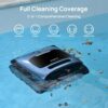 Beatbot AquaSense Pro Pool Robot Vacuum, 5-in-1 Comprehensive Cleaning, Intelligent Surface Parking, Clarifies Water, Skims Water Surface, Ideal for Inground Pool up to 3,299 Sq.ft - Navy Blue - Image 2