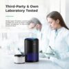 AROEVE Air Purifiers for Bedroom Home, Air Purifier For Smoke Pollen Dander Hair Smell Air Cleaner with Sleep Mode Speed Control For Bedroom Office, MK01- Black(Available for California) - Image 6