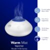 Vicks Warm Steam Vaporizer, Small to Medium Rooms, 1.5 Gallon Tank – Warm Mist Humidifier for Baby and Kids Rooms with Night Light, Works with Vicks VapoPads and VapoSteam - Image 7