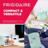 Frigidaire EFMIS129-MINT Mini Personal Fridge Cooler, 1 Gal Capacity fits Six Cans, Includes Plugs for Home Outlet & DC Charger-9.84" D x 7.09" W x 10.35" H - Image 2