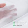 Disposable Bed Sheets 100 Pcs 31" x 71" Massage Table Sheets Non Woven Fabric SPA Bed Cover Breathable for Massage Beauty Tattoos(White) - Image 6