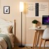Ambimall Floor Lamps for Living Room, 64" Modern Floor Lamp with Remote Control and Stepless Dimmable Colors Temperature & Brightness, Standing Lamps for Living Room Bedroom Office, 9W Bulb Included - Image 6