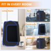 Portable Steam Sauna,Sauna Tent,Home Sauna with 2024 New 3L 1300 Watt Steamer,Steam Saunas for Home,Gym,Yoga, Pilates - Image 7