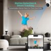 Alaga 3K Security Camera for Home, 5G and 2.4G WiFi,360° Pan, Human Pet Motion AI, Night Vision, Speaker, Compatible with Alexa and Google Assistant - Image 6