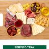 Bamboo Cutting Boards for Kitchen [Set of 3] Wood Cutting Board for Chopping Meat, Vegetables, Fruits, Cheese, Knife Friendly Serving Tray with Handles - Image 5