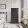 YITAHOME Dresser with 4 Drawers - Fabric Storage Tower, Organizer Unit for Bedroom, Hallway, Closets - Sturdy Steel Frame, Wooden Top & Easy Pull Fabric Bins - Image 2