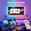 KEELIXIN 65.6ft LED Lights for Bedroom, Music Sync RGB LED Strip Lights with APP & Remote Control, Luces LED para Cuarto, Bluetooth LED Lights for Room, Home Decoration - Image 3