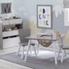 Delta Children 4-Piece Toddler Playroom Set, Grey/White - Image 2