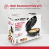 Holstein Housewares - Non-Stick Omelet & Frittata Maker, Stainless Steel - Makes 2 Individual Portions Quick & Easy (2 Section, Black) - Image 8