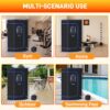 Portable Sauna for Home,Portable Steam Sauna Box, Person Sauna Tent Sauna Box at Home, 3L 1200 Watt Steamer,Steam Sauna for Gym,Yoga, Pilates (Black) - Image 6
