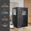 Upgraded Version Portable Sauna for Home Full Body Personal Sauna Steam Sauna Tent at Home Spa with 2.6L 1000W Steam Generator, 90 Minute Timer, Foldable Chair, Remote Control Included(Black) - Image 5