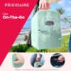 Frigidaire EFMIS129-MINT Mini Personal Fridge Cooler, 1 Gal Capacity fits Six Cans, Includes Plugs for Home Outlet & DC Charger-9.84" D x 7.09" W x 10.35" H - Image 5