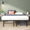 ZINUS Rumi 14in Easy SmartBase Mattress Foundation, Sturdy Metal Bed Frame, No Box Spring Needed, Eco Friendly Packaging, King - Image 9