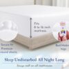 California Design Den King Size Fitted Sheet White, 100% Cotton 400 Thread Count Sateen, Deep Pockets, Durable Fitted Sheet Only (King, White) - Image 4