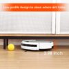 ILIFE V3s Pro Robot Vacuum Cleaner, Tangle-free Suction , Slim, Automatic Self-Charging Robotic Vacuum Cleaner, Daily Schedule Cleaning, Ideal For Pet Hair，Hard Floor and Low Pile Carpet,Pearl White - Image 6