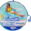 SwimWays Spring Float Premium Recliner Pool Lounger with Hyper-Flate Valve, Inflatable Pool Float, Blue - Image 7