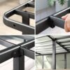 ZINUS Rumi 14in Easy SmartBase Mattress Foundation, Sturdy Metal Bed Frame, No Box Spring Needed, Eco Friendly Packaging, King - Image 4