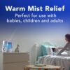 Vicks Warm Mist Humidifier - Air Humidifier for Bedroom, Home & Large Room, Baby, Kids and Adults Soothing Steam Vaporizer for Cough, Congestion, Allergies & Dry Air, VapoSteam Compatible - Image 2