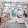 EyeVac Home Touchless Vacuum Automatic Dustpan - Great for Sweeping Pet Hair Food Dirt Kitchen - Ultra Fast & Powerful, Corded Canister Vacuum, Bagless, Automatic Sensors, 1000 Watt (White) - Image 6