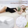 Disposable Bed Sheets 100 Pcs 31" x 71" Massage Table Sheets Non Woven Fabric SPA Bed Cover Breathable for Massage Beauty Tattoos(White) - Image 3
