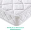 Premium Crib & Toddler Mattress,100% Knitted Fabric, Premium Fleece Surface-Hypoallergenic, 5" Thick Firm Soft Crib Mattress, Non-Toxic - Fits Standard Cribs & Toddler Beds - Image 4