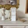 Decorative Books for Home Decor, White Faux Books for Decoration, Rustic Farmhouse Stacked Display Books with 52in Wood Bead Garland for Coffee Tables Living Room, (Home Sweet Home) - Image 7