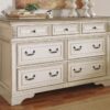 Signature Design by Ashley Realyn French Country 7 Drawer Two Tone Dresser, Chipped White - Image 2
