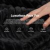 104" Cloudy Sectional L Shaped Couch for Living Room, No Assembly Required, Modular Comfy Sofa with Deep Seat, Fluffy Couch with Sleeper Chaise for Apartment Lounge (Black) - Image 6
