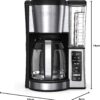 Ninja 12-Cup Programmable Coffee Brewer, 2 Brew Styles, Adjustable Warm Plate, 60oz Water Reservoir, Delay Brew - Black/Stainless Steel - Image 7