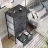 YITAHOME Dresser with 4 Drawers - Fabric Storage Tower, Organizer Unit for Bedroom, Hallway, Closets - Sturdy Steel Frame, Wooden Top & Easy Pull Fabric Bins - Image 4