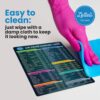 Air Fryer Magnetic Cheat Sheet Set - Air Fryer Accessories Cookbook - As Seen on the Today Show an Easy to Use AirFryer Time Chart Set - Strong Magnet Quick Reference Cooking Guide for Frying (Black) - Image 7