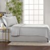 King Sheets by Pure Bamboo, Genuine 100% Organic Viscose Derived from Bamboo Bed Sheet Set, Luxuriously Soft & Cooling, Double Stitching, Lifetime Quality Promise (King, Silver Pearl) - Image 4