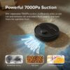 roborock Qrevo S Robot Vacuum and Mop, Self-Drying, Auto Mop Washing, 7000Pa Suction, Self-Emptying & Refilling, 10mm Mop Lifting, 200RPM Spinning Mops, Smart Obstacle Avoidance, Black - Image 3