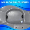Inland 6 Person Indoor Outdoor Hot Tub, Plug & Play Spa, 24 Jets, LED Lighting System, Insulated Spa Cover, Made in USA, Aqualife by Strong Spas - Image 8